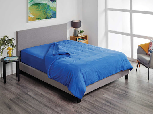 Protect a Bed Fusion TENCEL™ Quilt/Doona Cover - Cobalt Queen