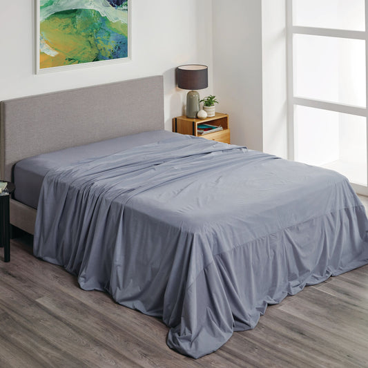 Protect-A-Bed Fusion Waterproof Flat Sheet - Charcoal