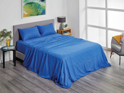 Protect a Bed Fusion Tencel Sheet Sets Cobalt