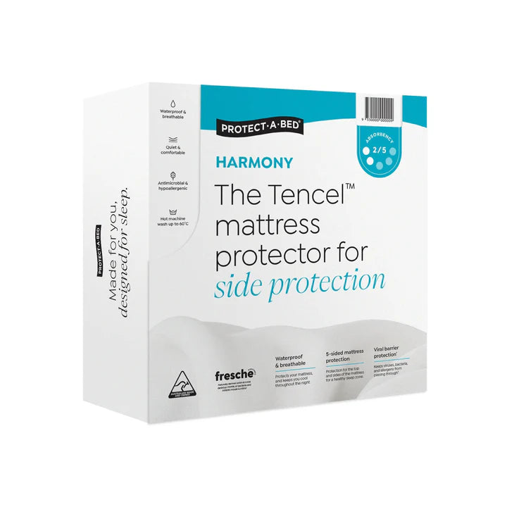 Protect a Bed Harmony Tencel with Side Protection Fitted Waterproof Mattress Protectors