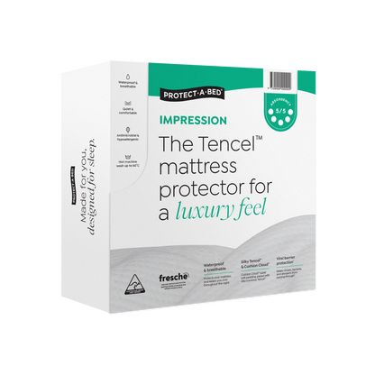 Protect-A-Bed Impression TENCEL™ Jacquard Fitted Waterproof Sleep Protectors -Absorption 2700 ml