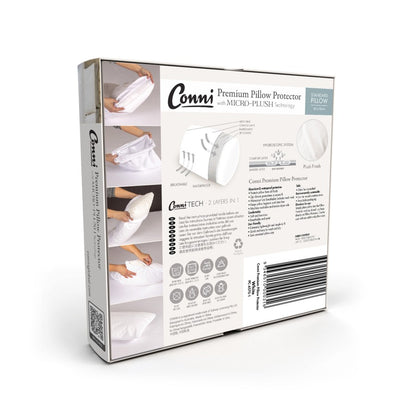 Conni Micro-Plush Waterproof Pillow Protector