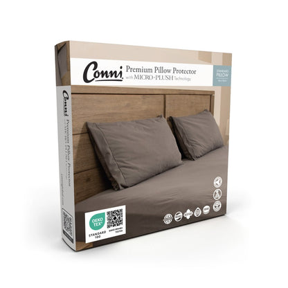 Conni Micro-Plush Waterproof Pillow Protector