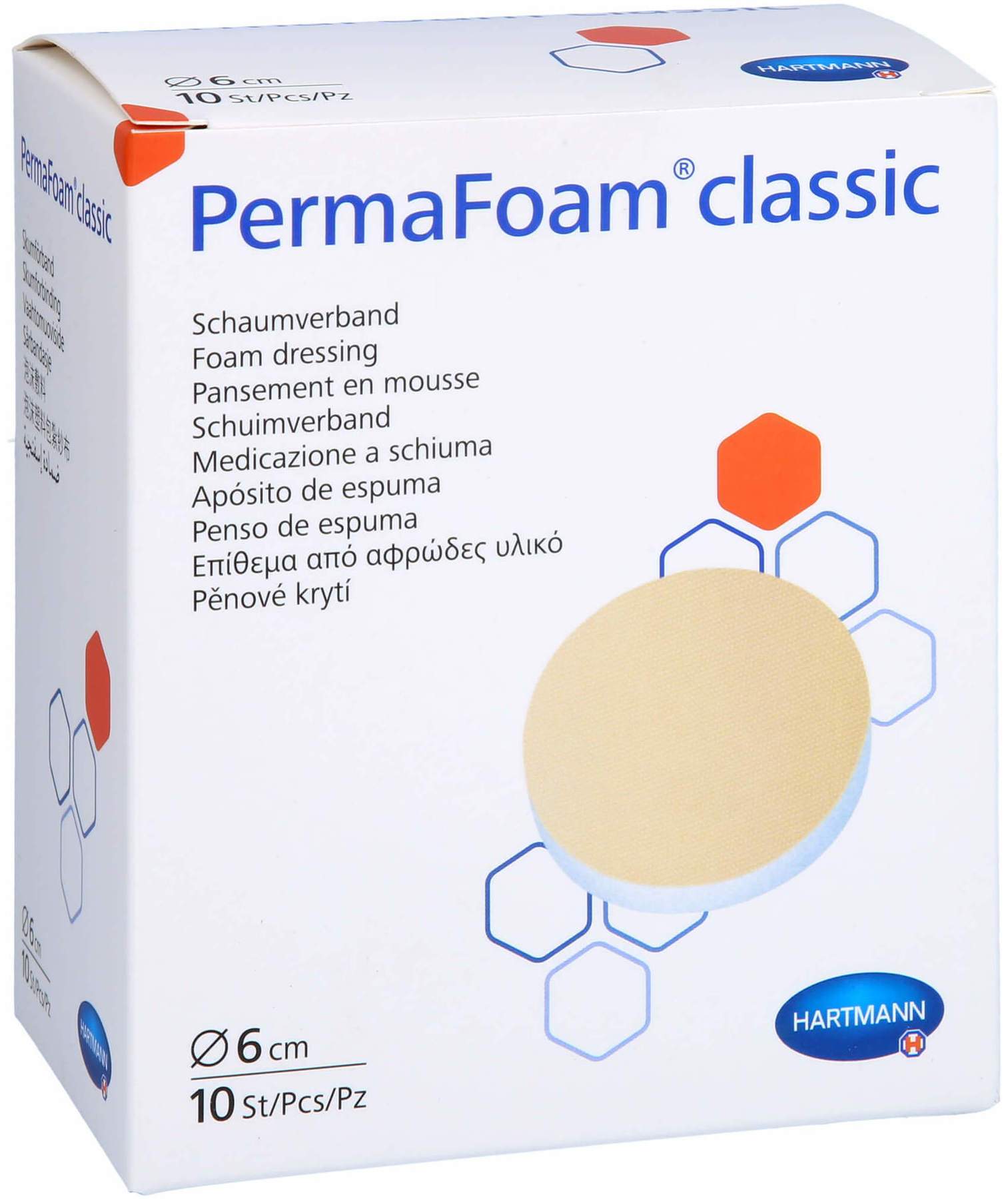 PermaFoam Classic 6cm round (Packet 10)