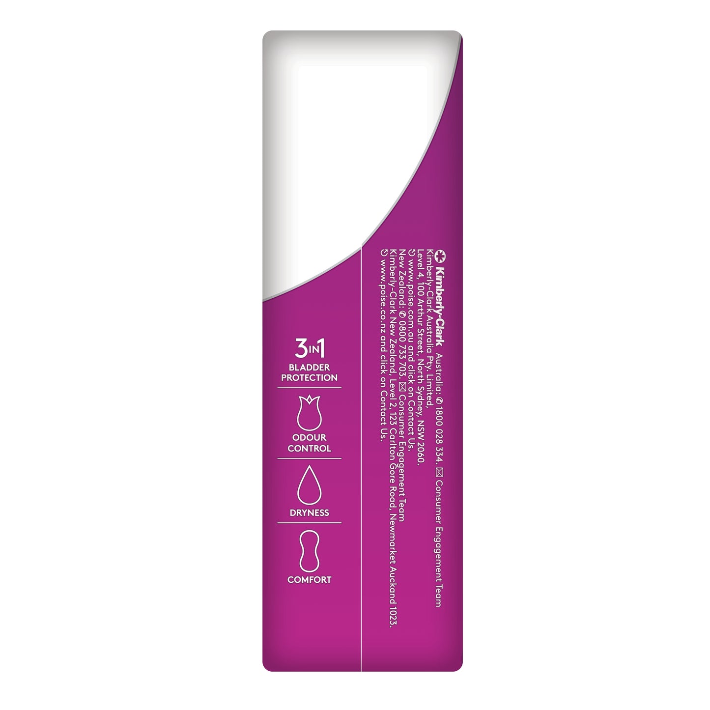 Poise Charcoal Extra Long Liners