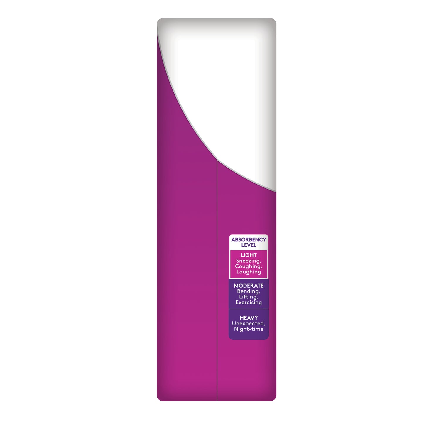 Poise Charcoal Extra Long Liners