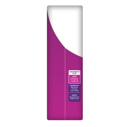 Poise Charcoal Extra Long Liners