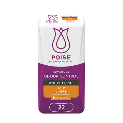 Poise Charcoal Light Liners