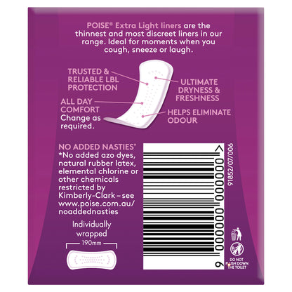 Poise Extra Light Liners
