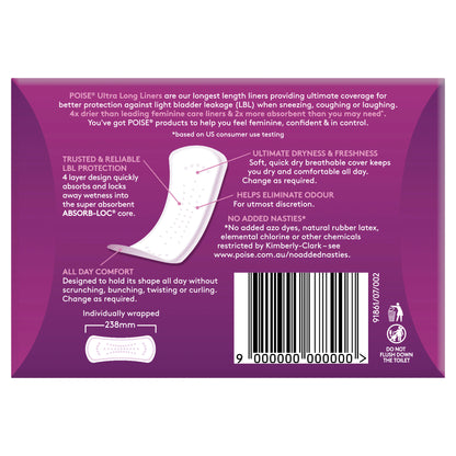 Poise Ultra Long Liners