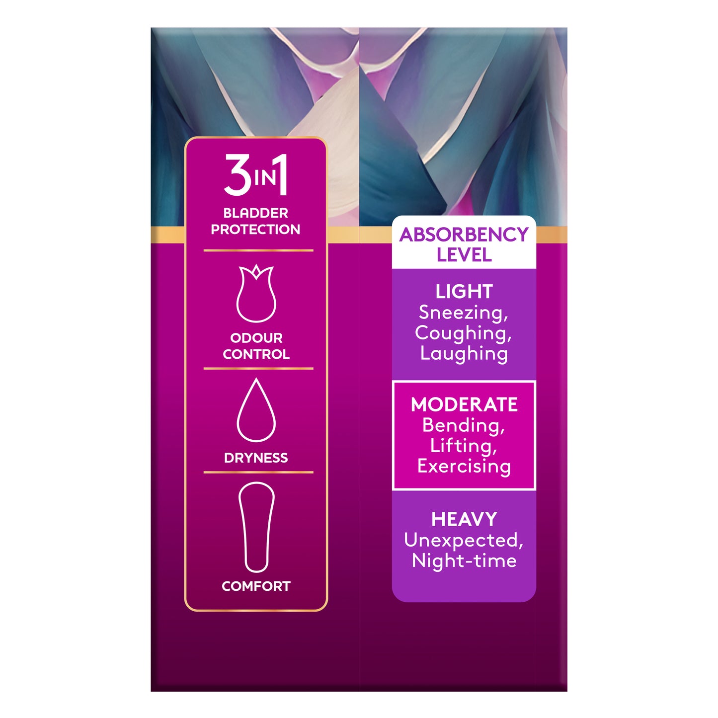 Poise Livefree Pads Super No Wings