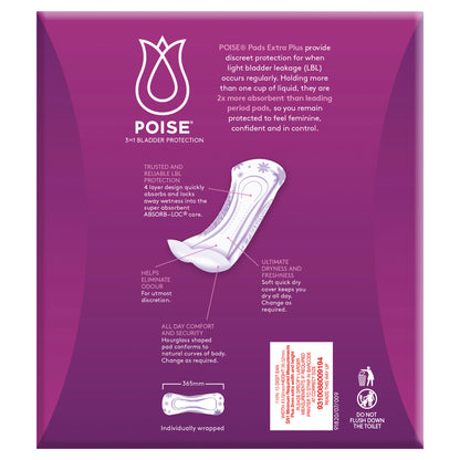 Poise Extra Plus Pads (20 Pack)