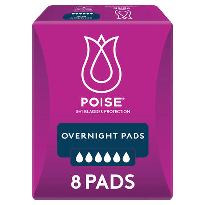 Poise Overnight Pads