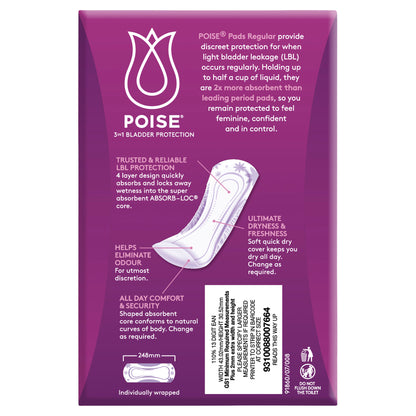 Poise Regular Pads