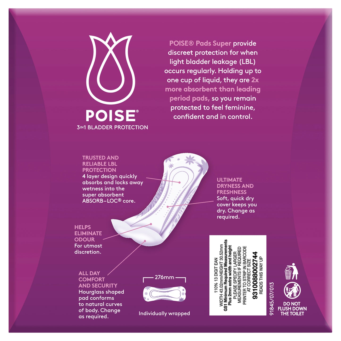 Poise Super Pads Bulk