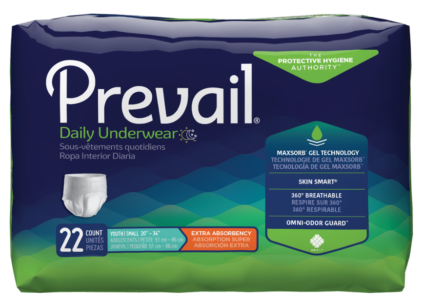 Prevail Protective Underwear Small 1100ml 51-86cm (Packet 22)