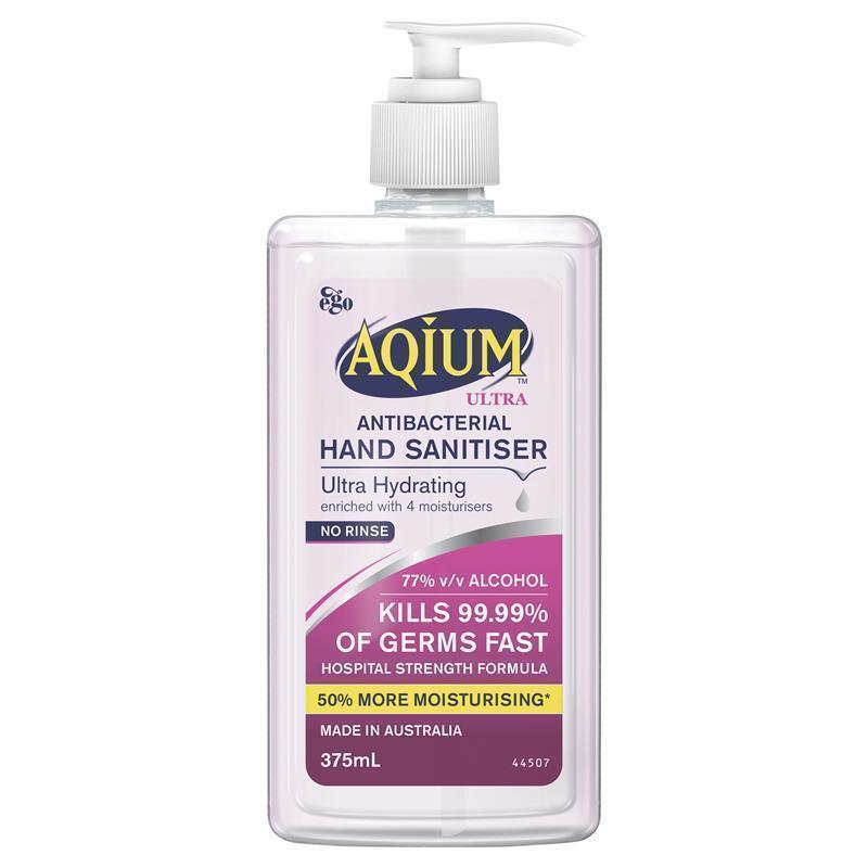 Aqium Hand Sanitiser Ultra 375ml