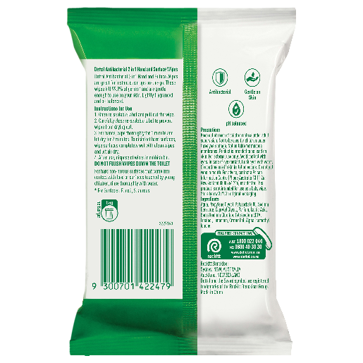 Dettol 2 in 1 Anti Bacterial Wipes