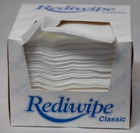 Rediwipe White Classic Cloths (Box 100)