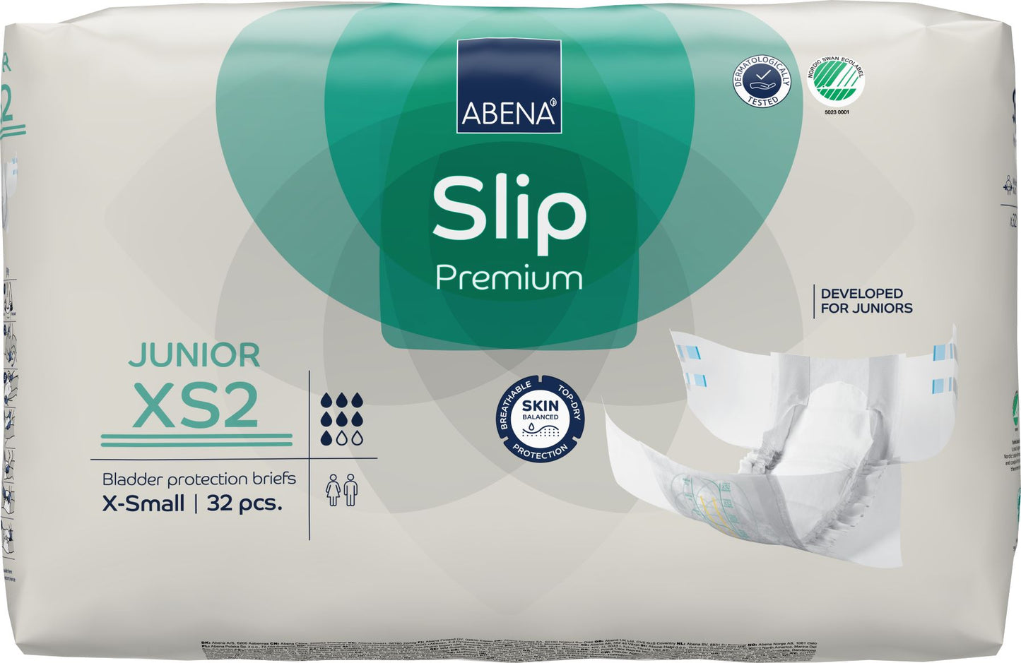 Abena Slip Xs2 Junior Pr (Packet 32)(Sa43050)