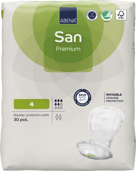 ABENA San 4 Prem Green 800Ml (Packet 30)(Sa927135)