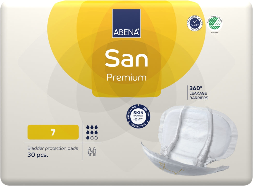 ABENA San 7 Prem Yellow 2100Ml (Packet 30)(Sa93811)