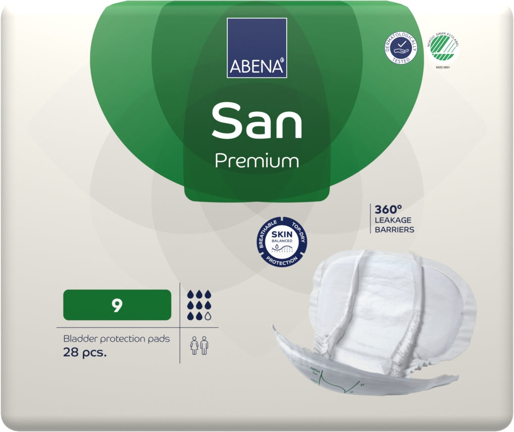 ABENA San 9 Prem Green 2400Ml (Packet 28)(Sa9384)