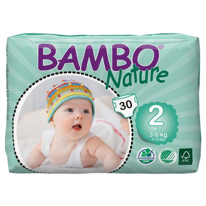 Nappy Bamboo Nature Size 1 (2-4kg)