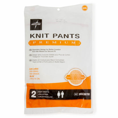 Medline Premium Knit Pants Seamless Soft Knit