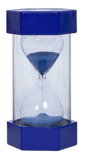 Sandtimer Jumbo - 5 minute (Blue)