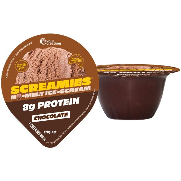 FC Screamies Protein Chocolate Ice Cream 120gm (Carton 36)