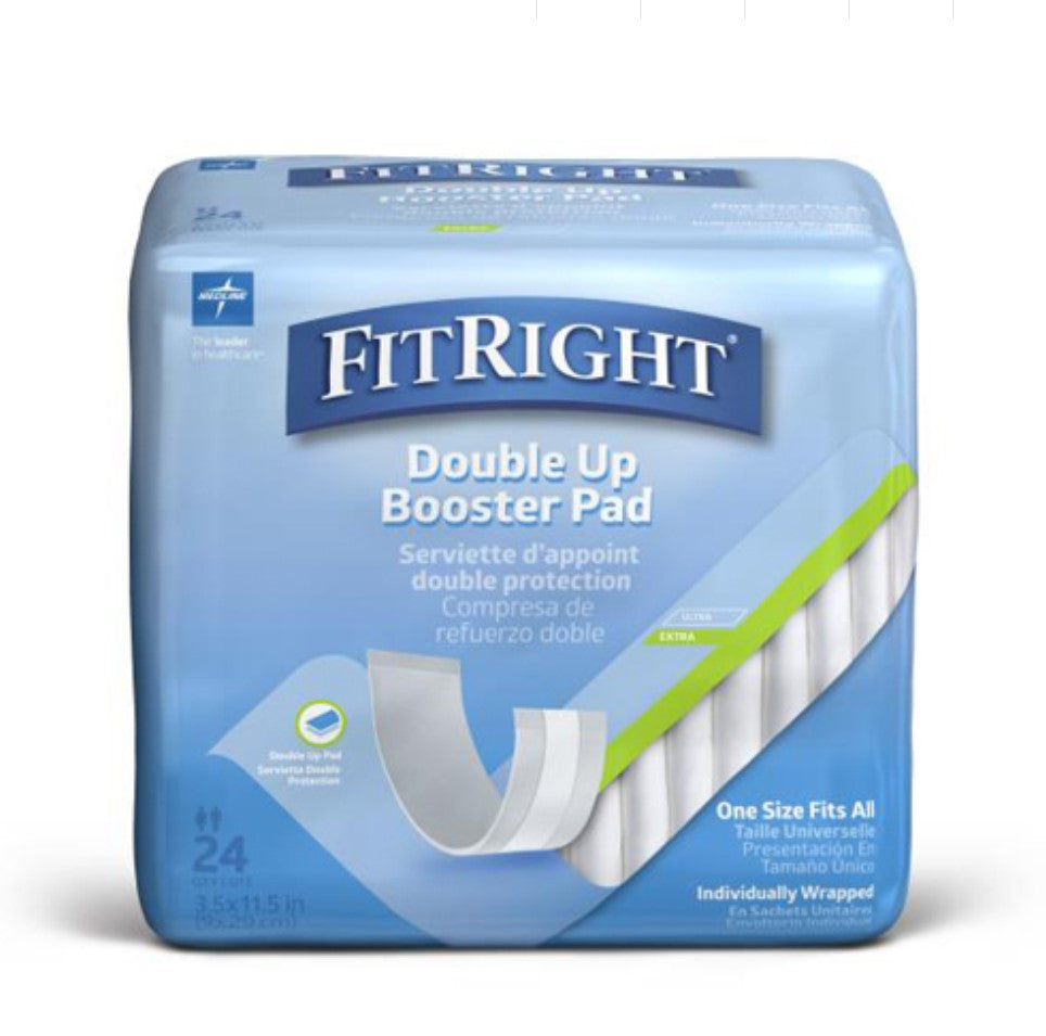 Medline FitRight Double Up Booster Pad (absorbency 1 litre)