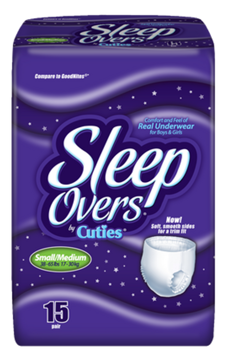 Sleep Over Youth Pants Small/Medium 1000ml 20-29kg 12 (Packet 5)