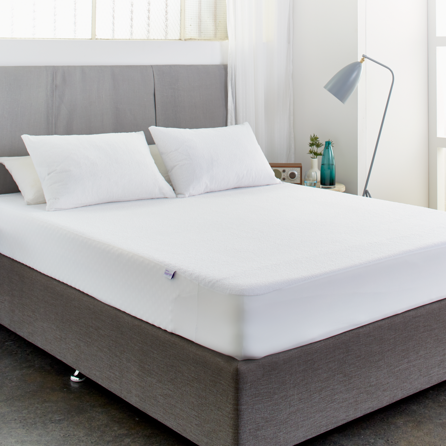 Protect-A-Bed Comfortshield Deluxe Cotton Terry Fitted Waterproof Mattress Protectors - Absorption 1000 ml