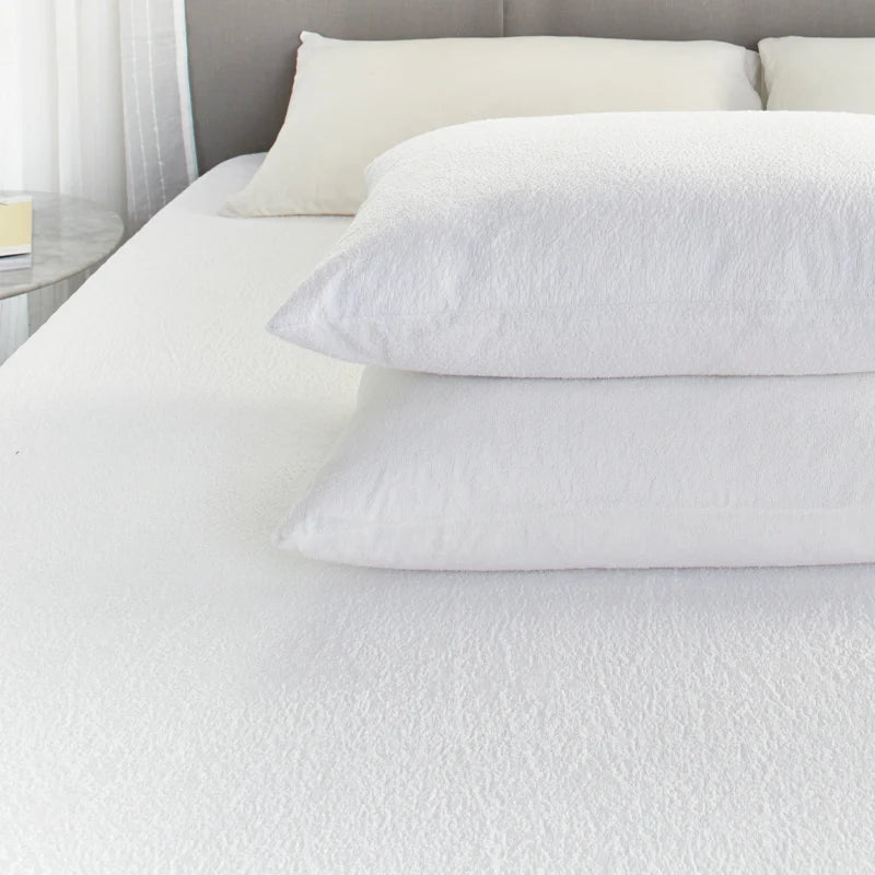 Protect a Bed Comfortshield Deluxe Cotton Terry Fitted Waterproof Pillow Protectors