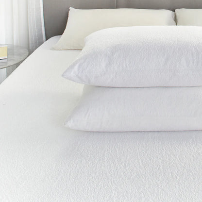 Protect a Bed Comfortshield Deluxe Cotton Terry Fitted Waterproof Pillow Protectors Standard