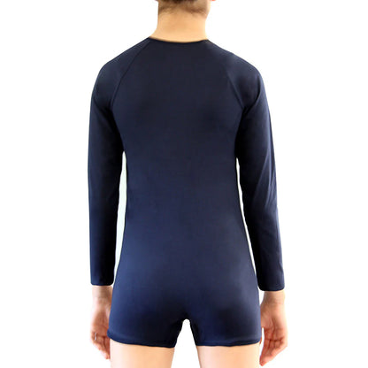 Navy Long Sleeve Bodysuit  |  Wonsie