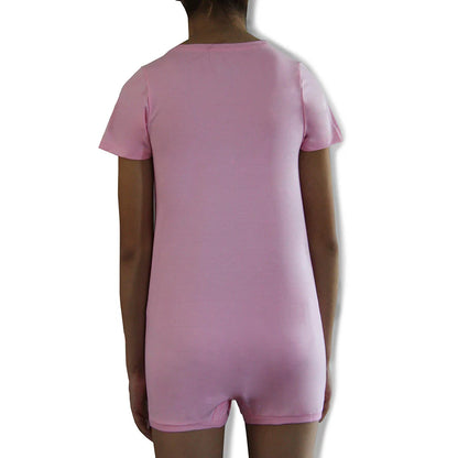 Pink Short Sleeve Bodysuit  |  Wonsie