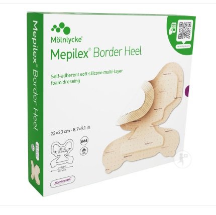 Mepilex Border Heel 22x23 cm Box of 6