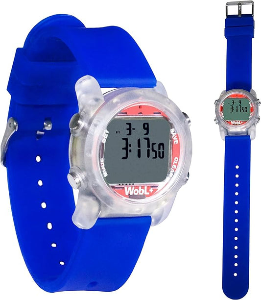 WoBL+ Waterproof Vibrating Watch Blue