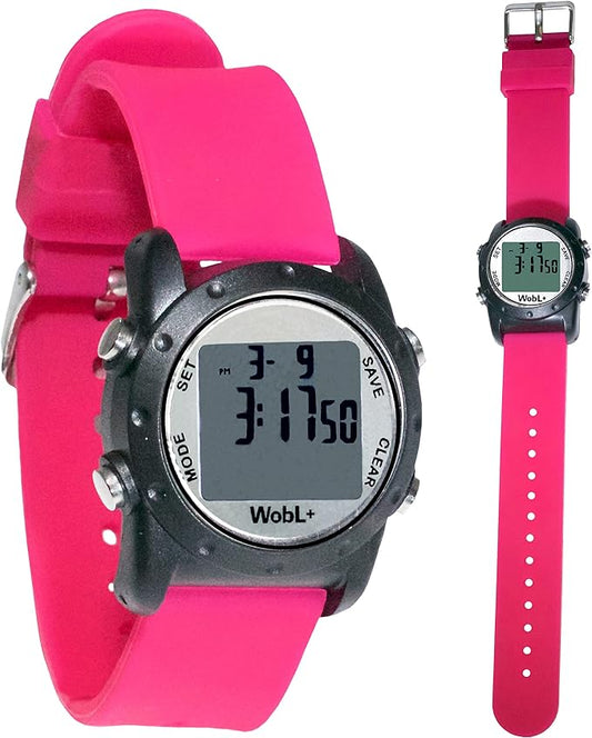 WoBL+ Waterproof Vibrating Watch Pink