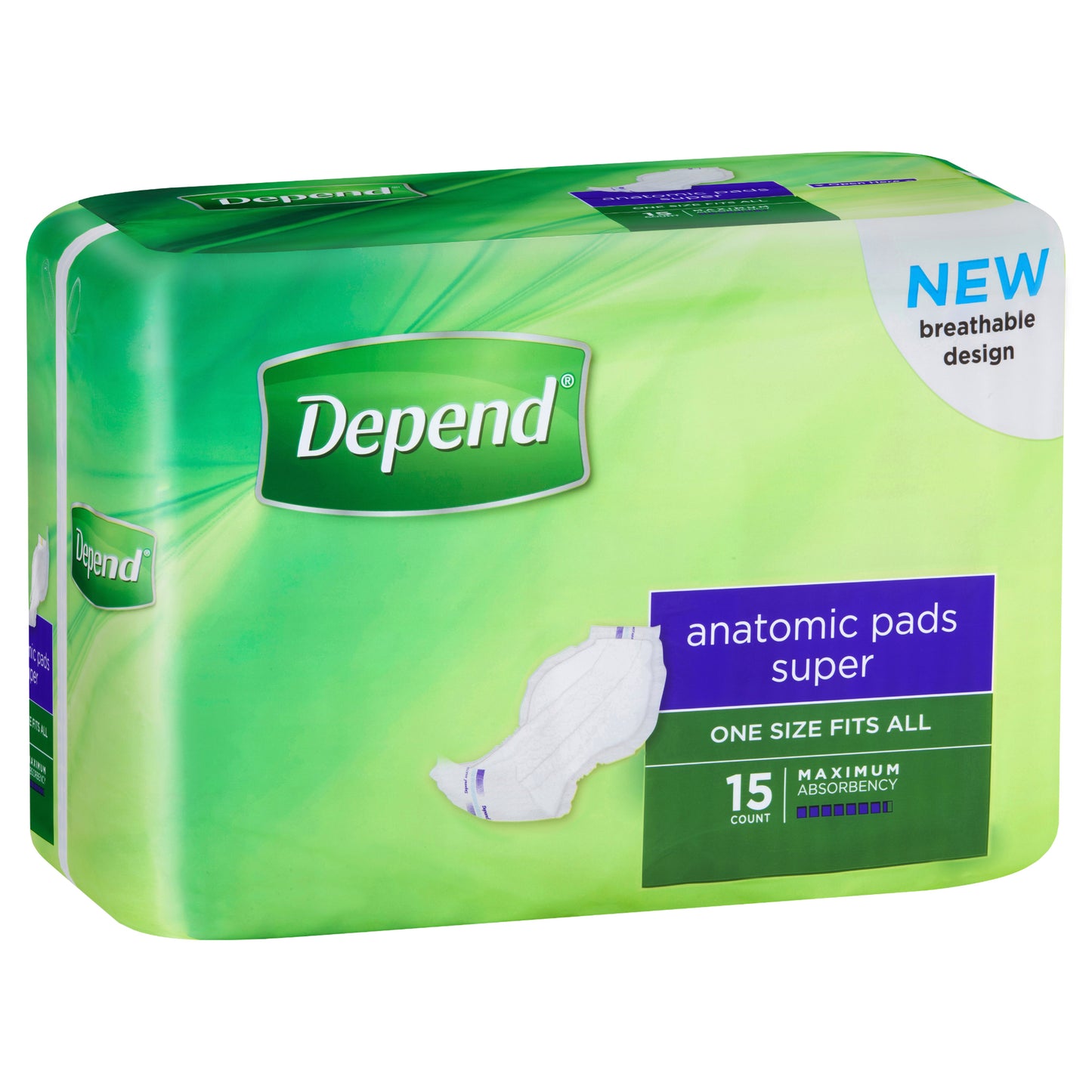 Depend Anatomic Pads Super