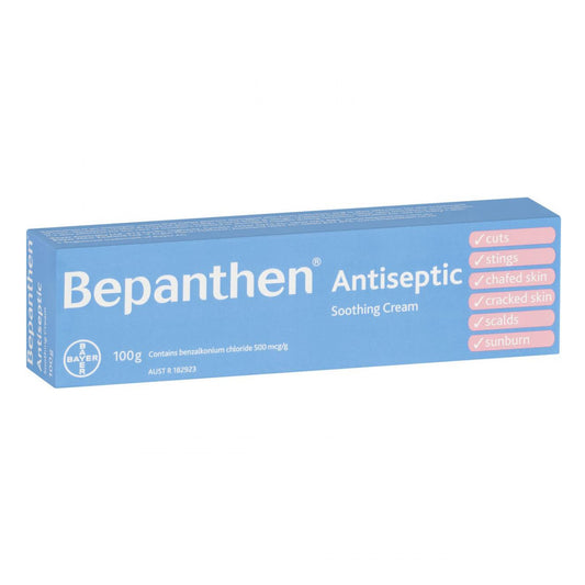 Bepanthen Antiseptic Soothing Cream 100g (Tube)