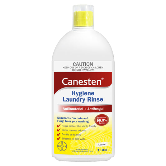 Canesten Antibacterial and Antifungal Hygiene Laundry Rinse Lemon 1lt
