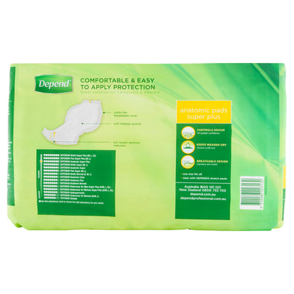 Depend Anatomic Pads Super Plus