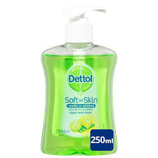 DETTOL 250mL SOFT ON SKIN LIQUID HAND WASH LEMON & LIME