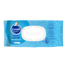 Curash Simply Water Wipes (Packet 80)