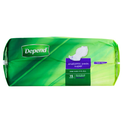 Depend Anatomic Pads Super