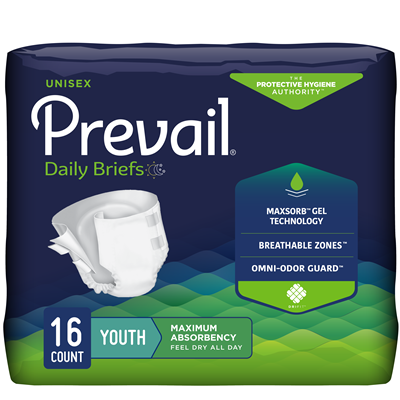 Prevail Youth Briefs 1250ml 50-78cm
