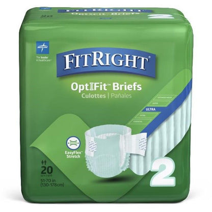 Medline FitRight OptiFit Stretch Ultra Briefs